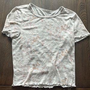 American eagle floral tee